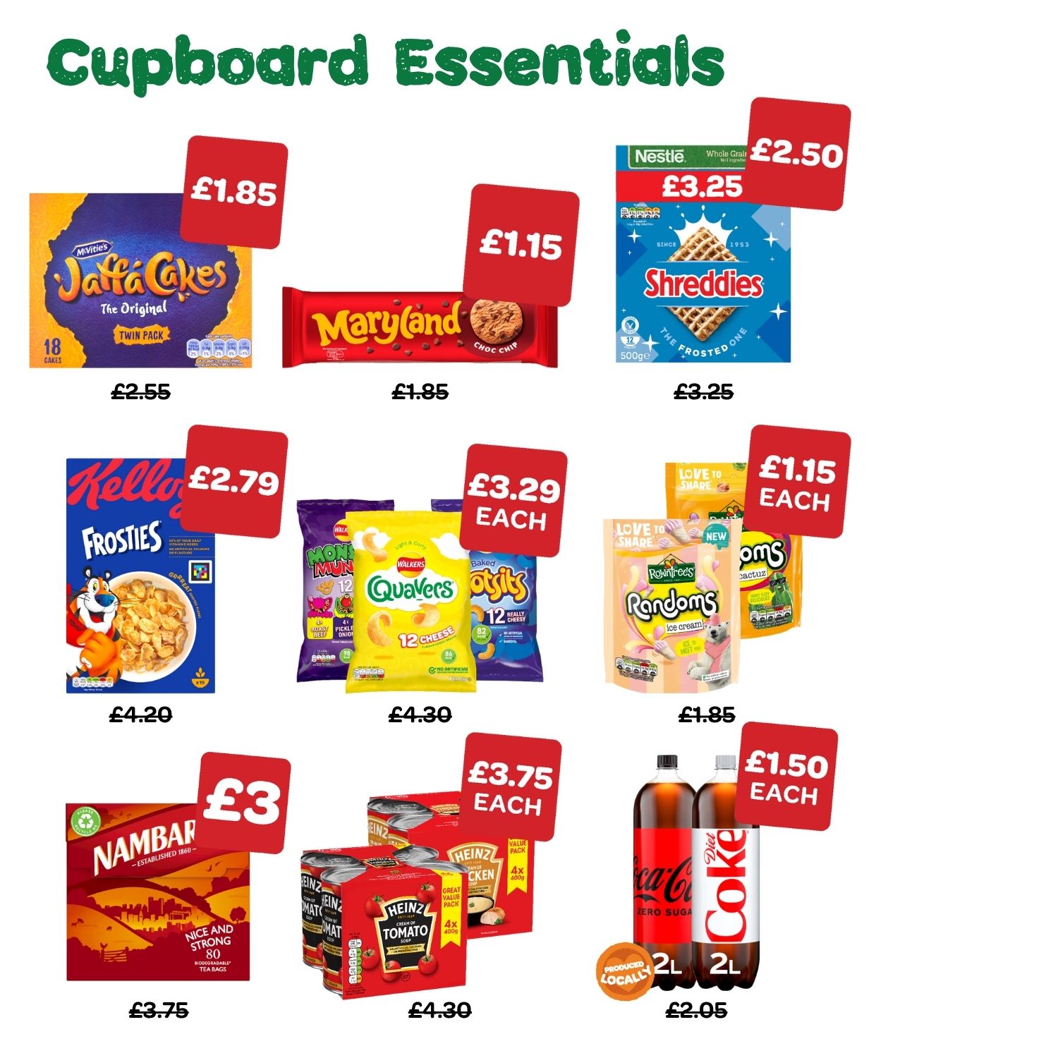 Cupboard essentials