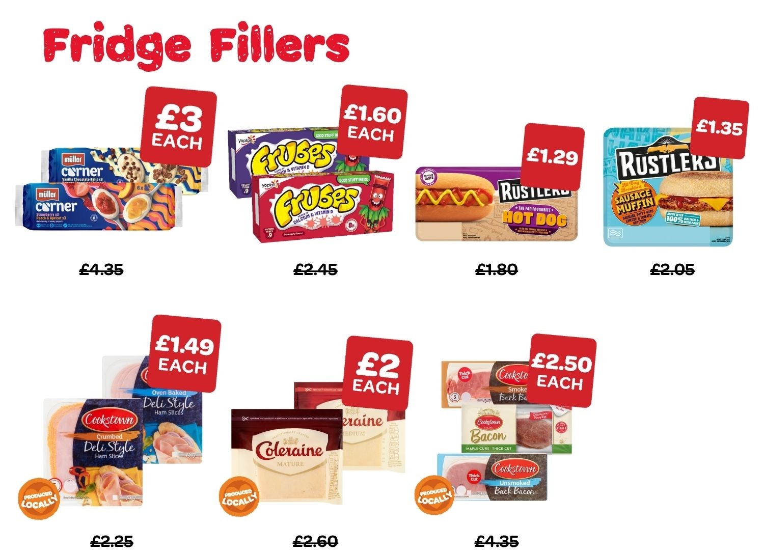 P4 ViVO Deals Website - Fridge fillers