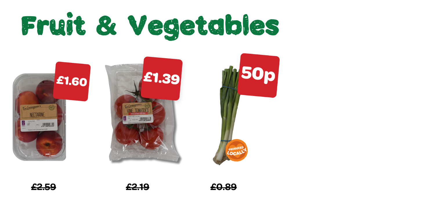 Fruit & vegetables
