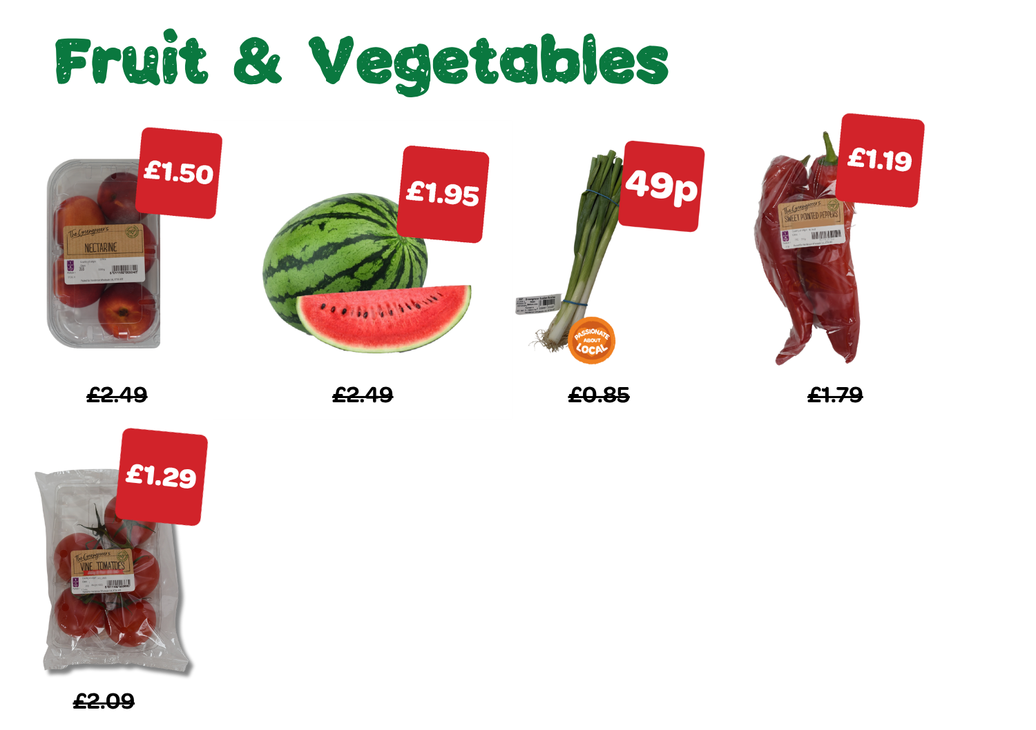 Fruit & vegetables