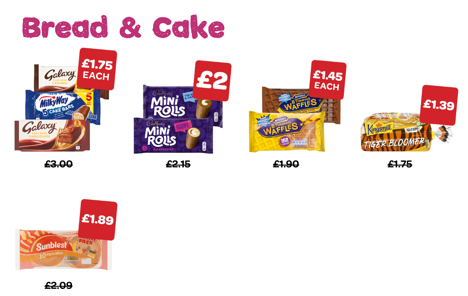 Bread & cake
