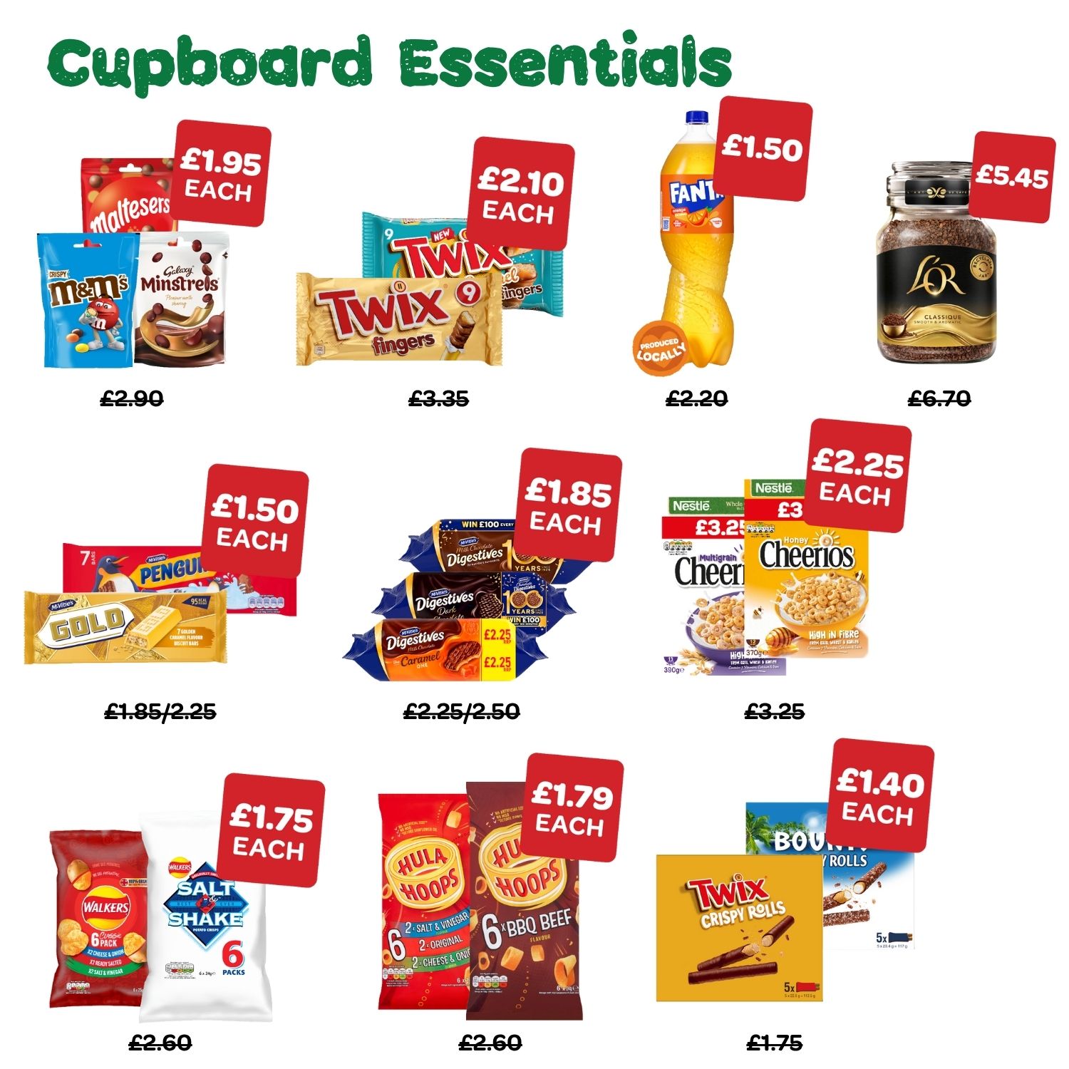 Cupboard Essentials