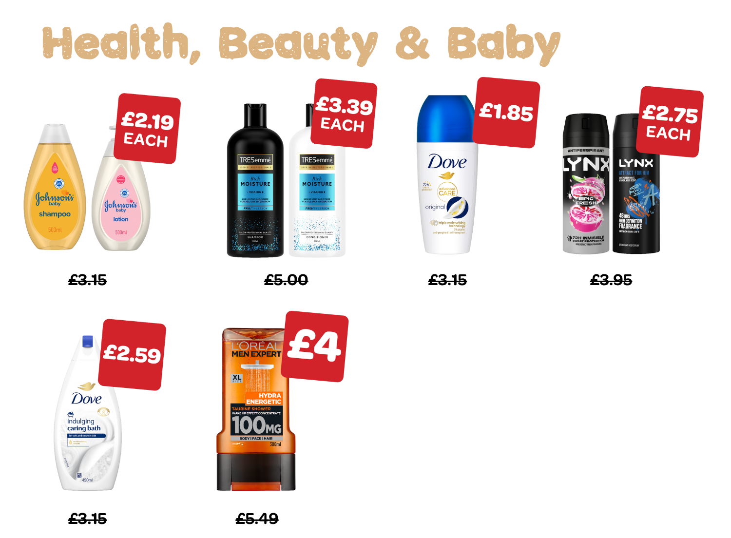Health, beauty & baby