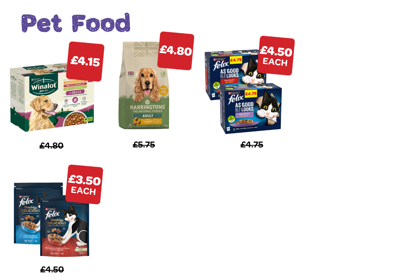 Pet food