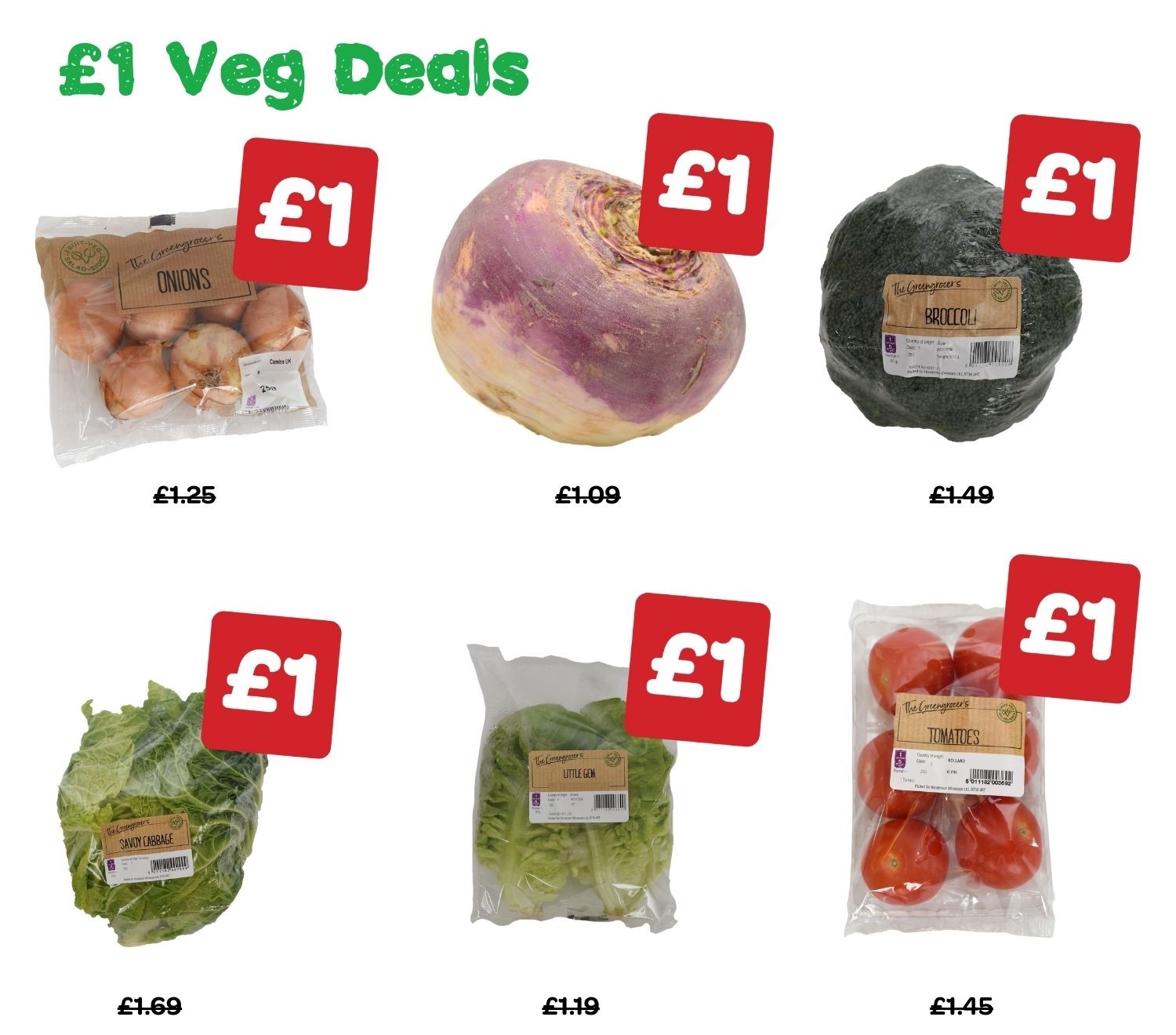 P8 ViVOXTRA Deals Website - £1 Veg Deals