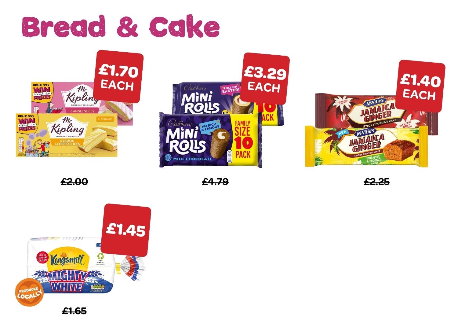 P8 ViVO Deals Website - Bread & cake