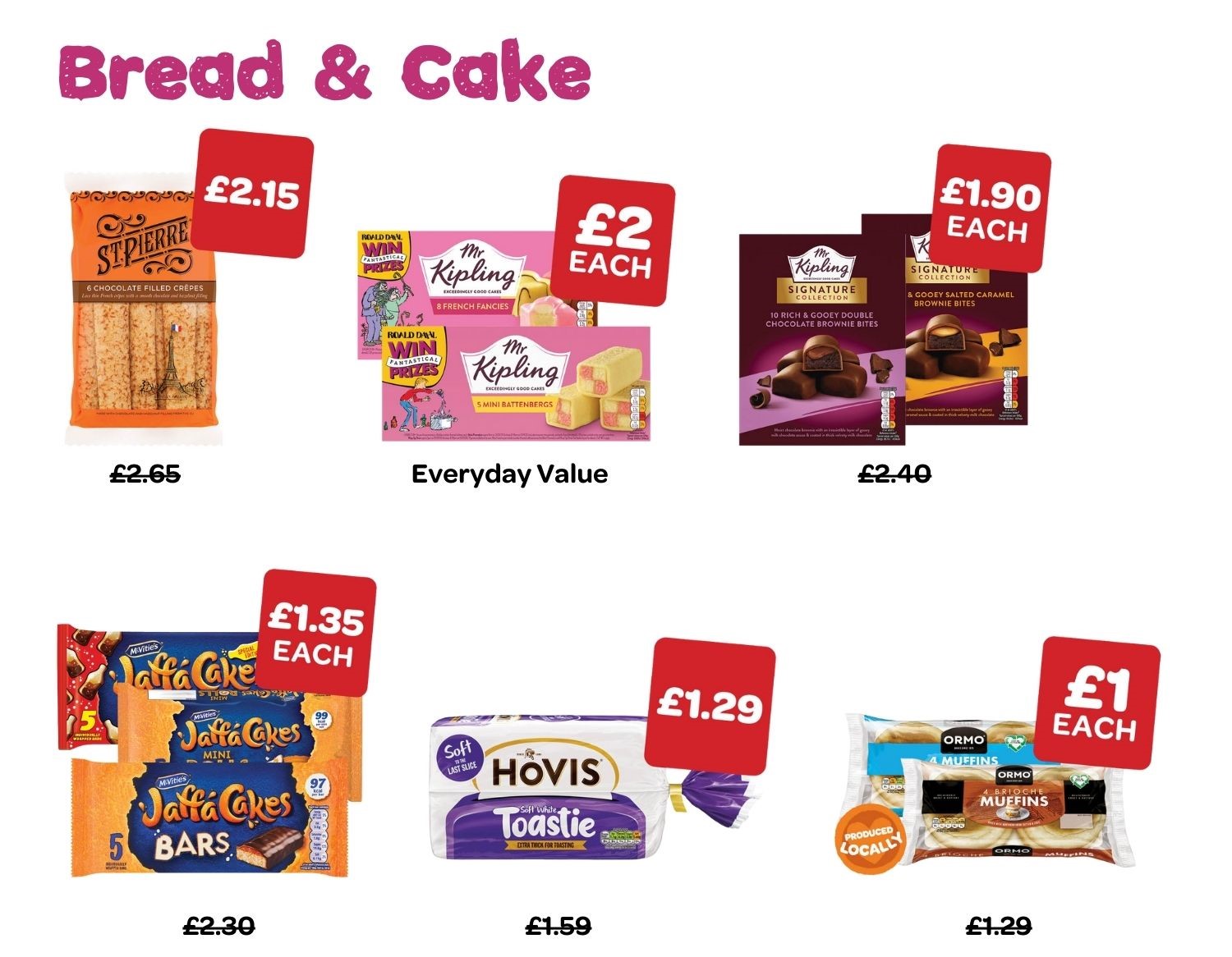 P7 ViVOXTRA Deals Website - Bread & cake