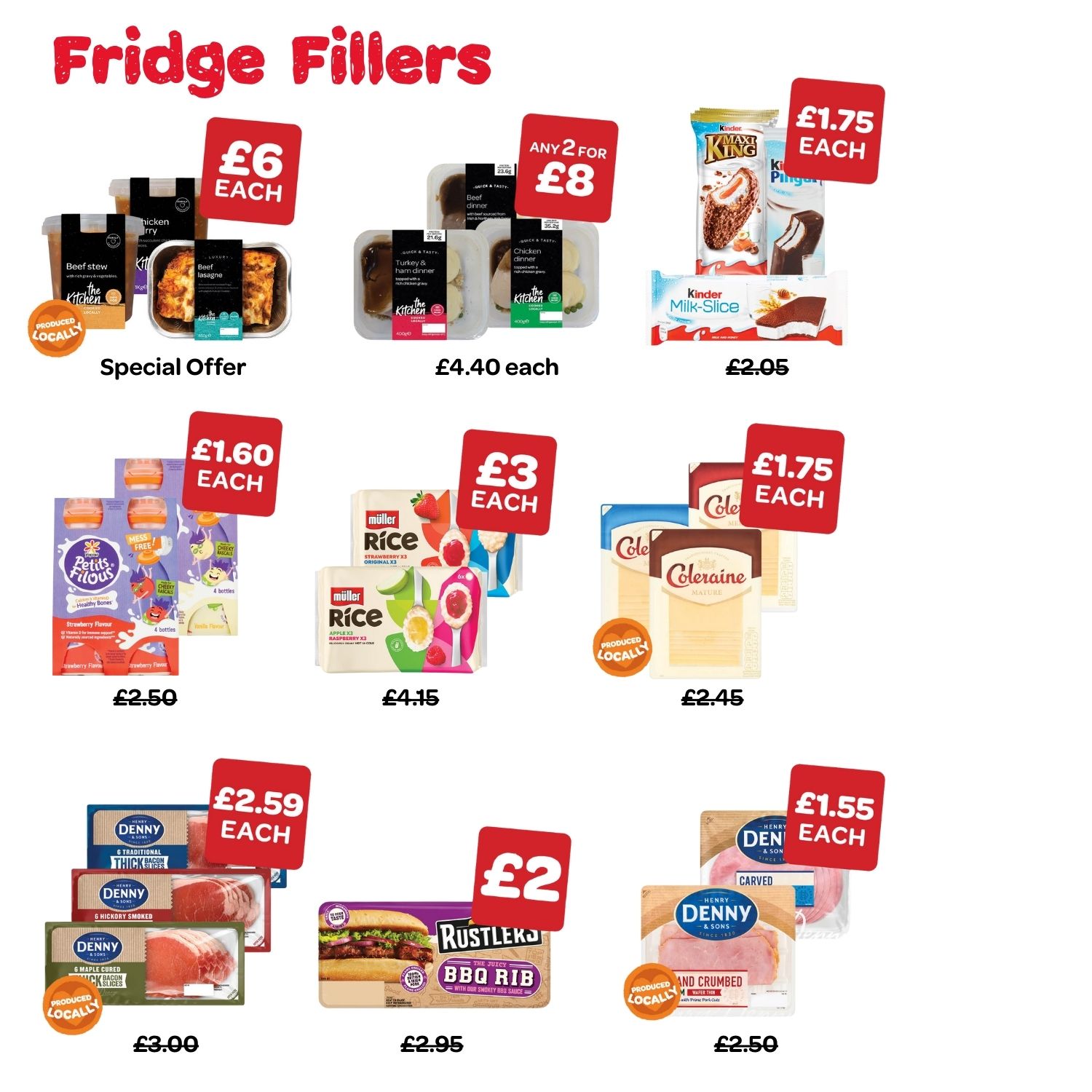 Fridge fillers