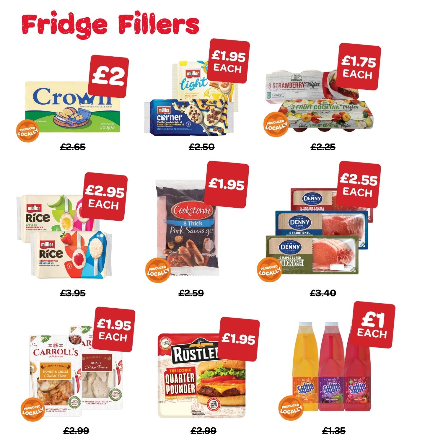 Fridge fillers