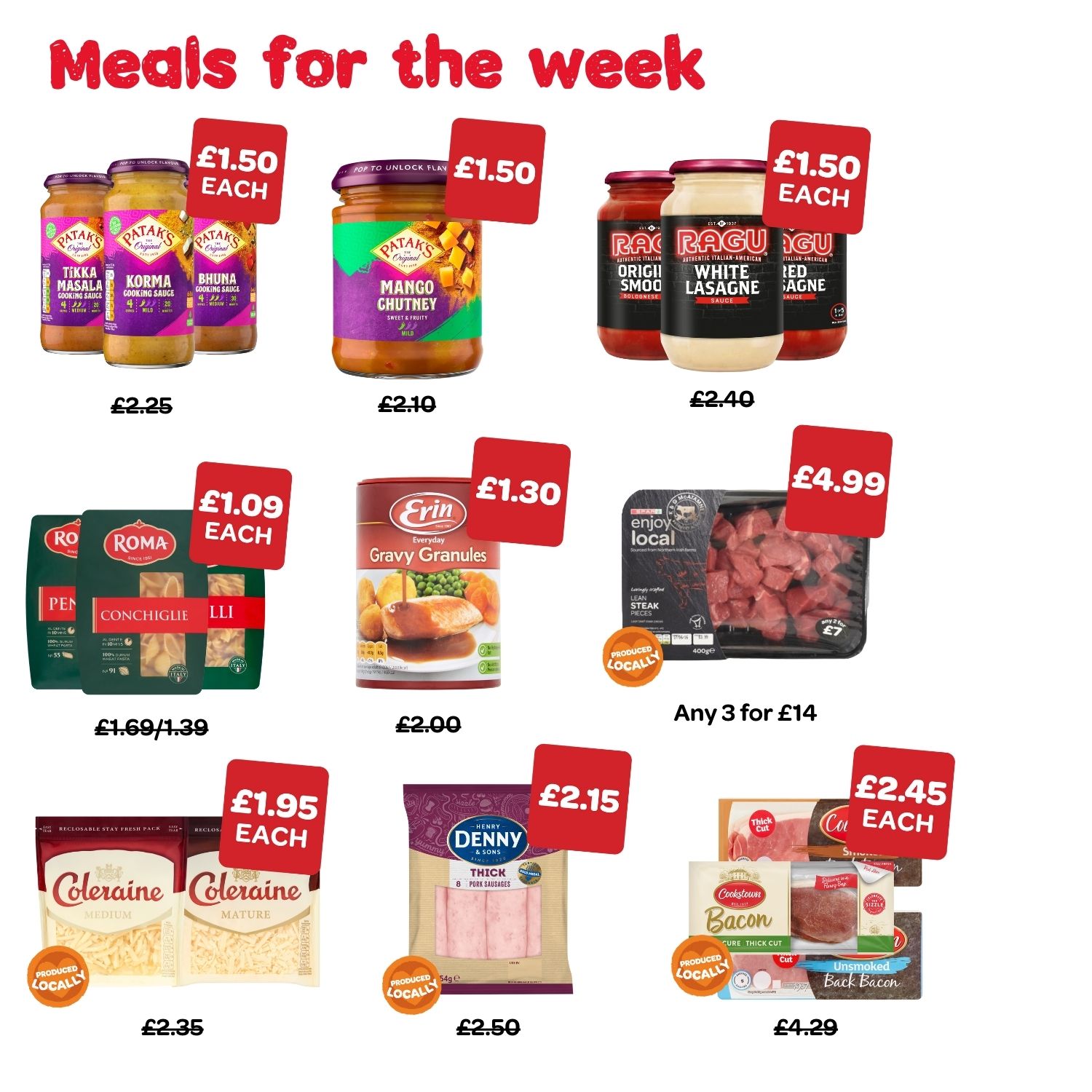 Meals for the week