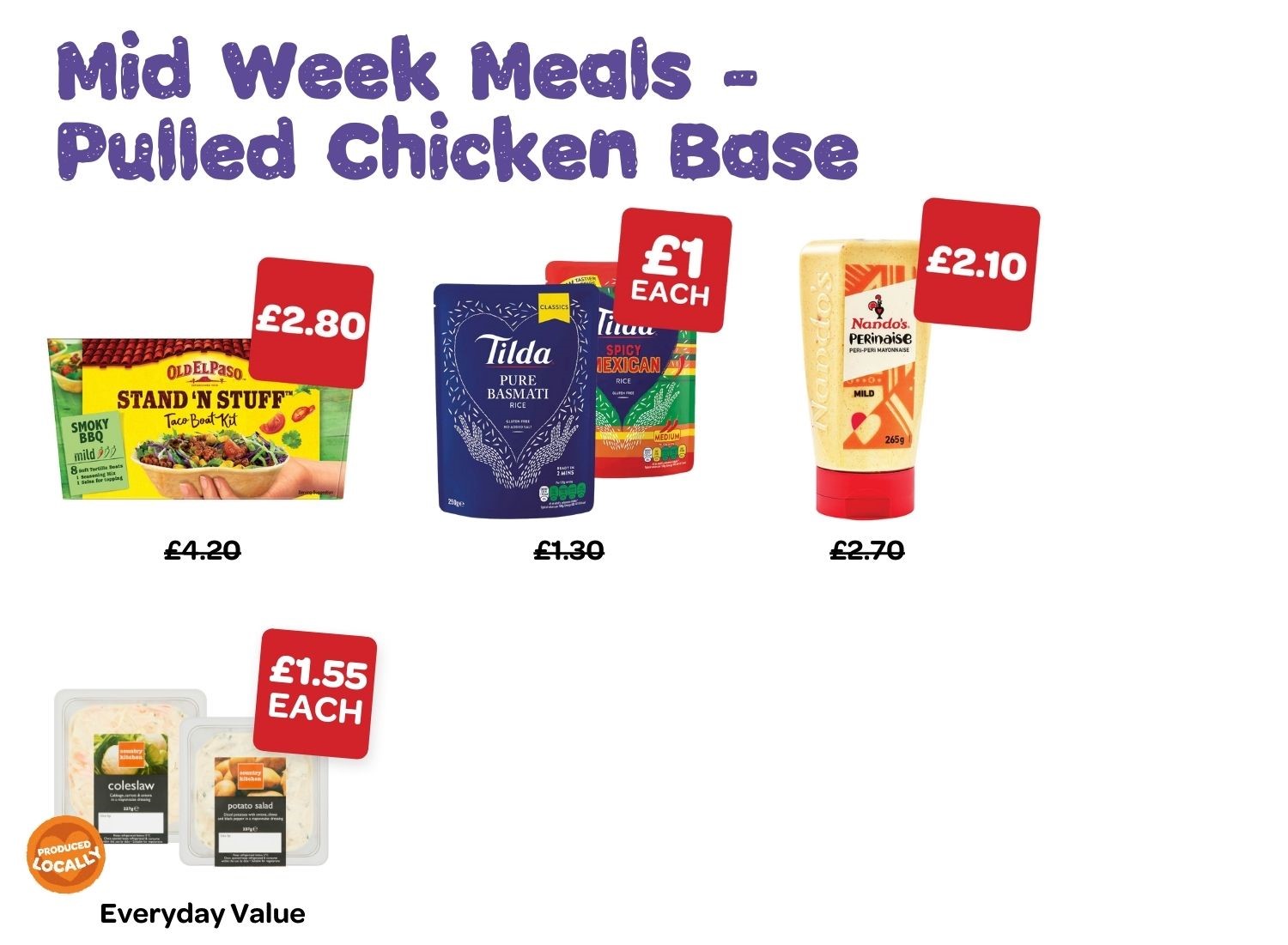 P7 ViVOXTRA Deals Website - Mid Week Meals - Pulled Chicken Base