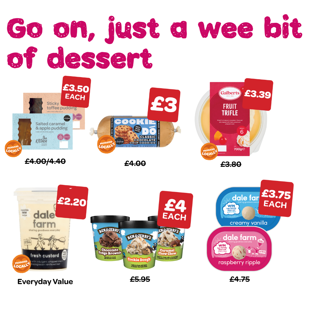 Go on, just a wee bit of dessert