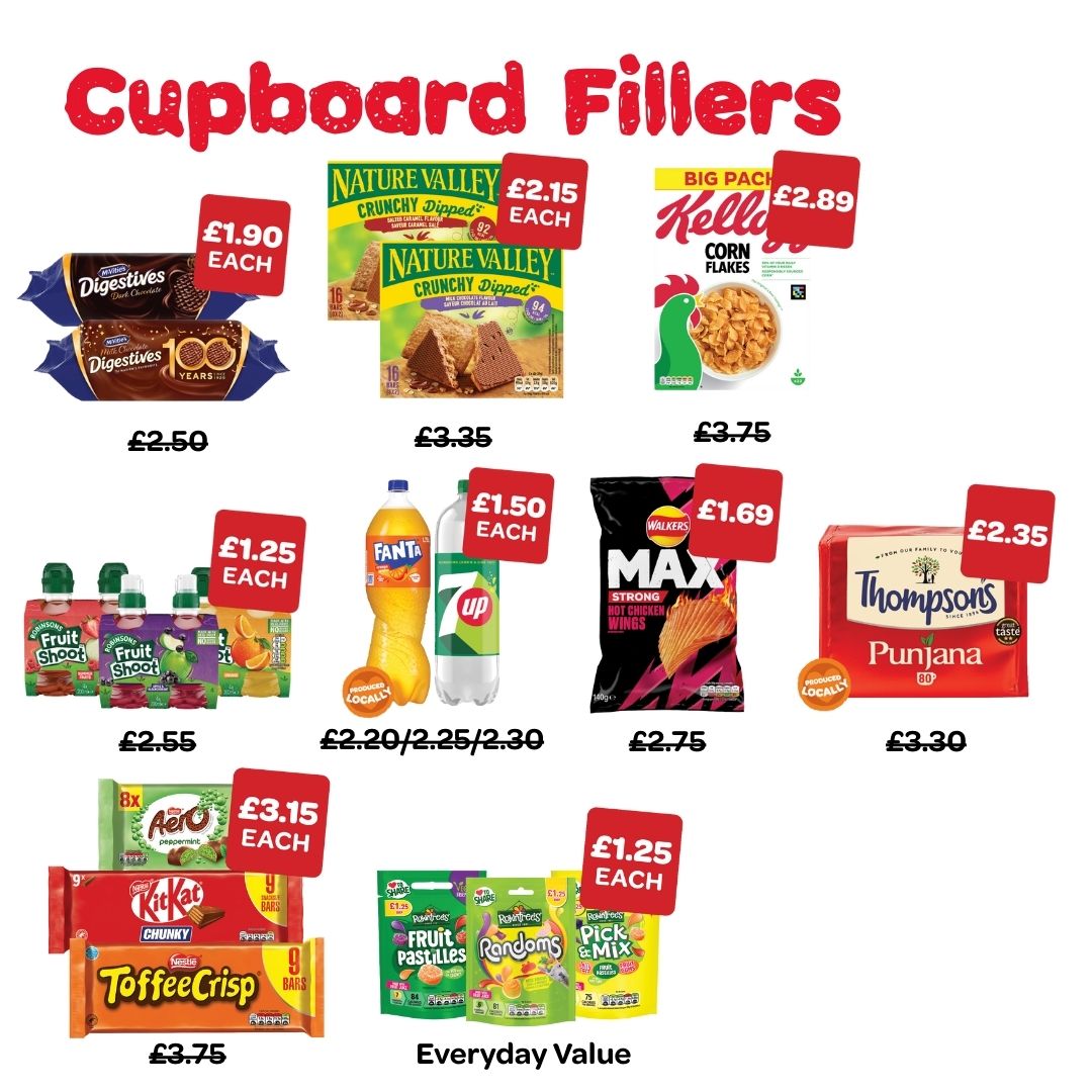 Cupboard Fillers