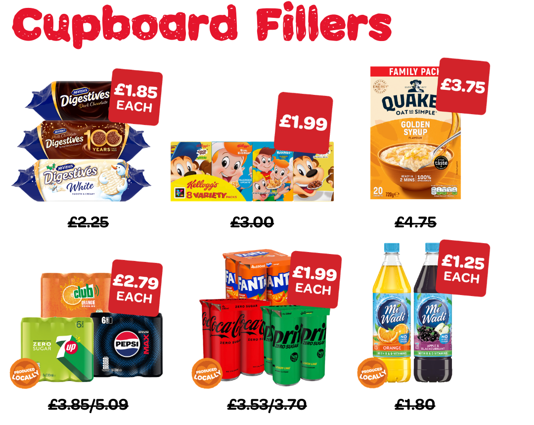 Cupboard fillers