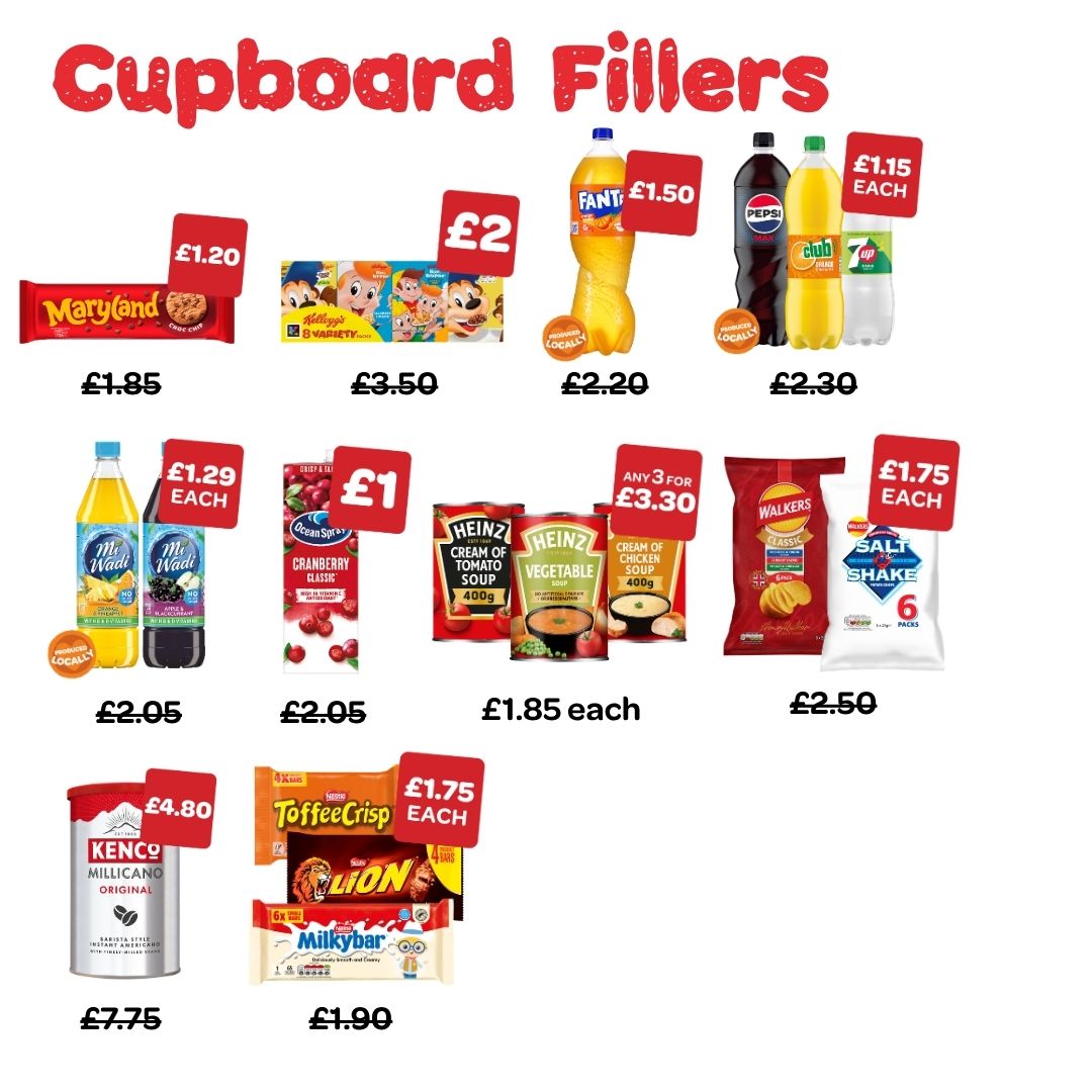 Cupboard Fillers