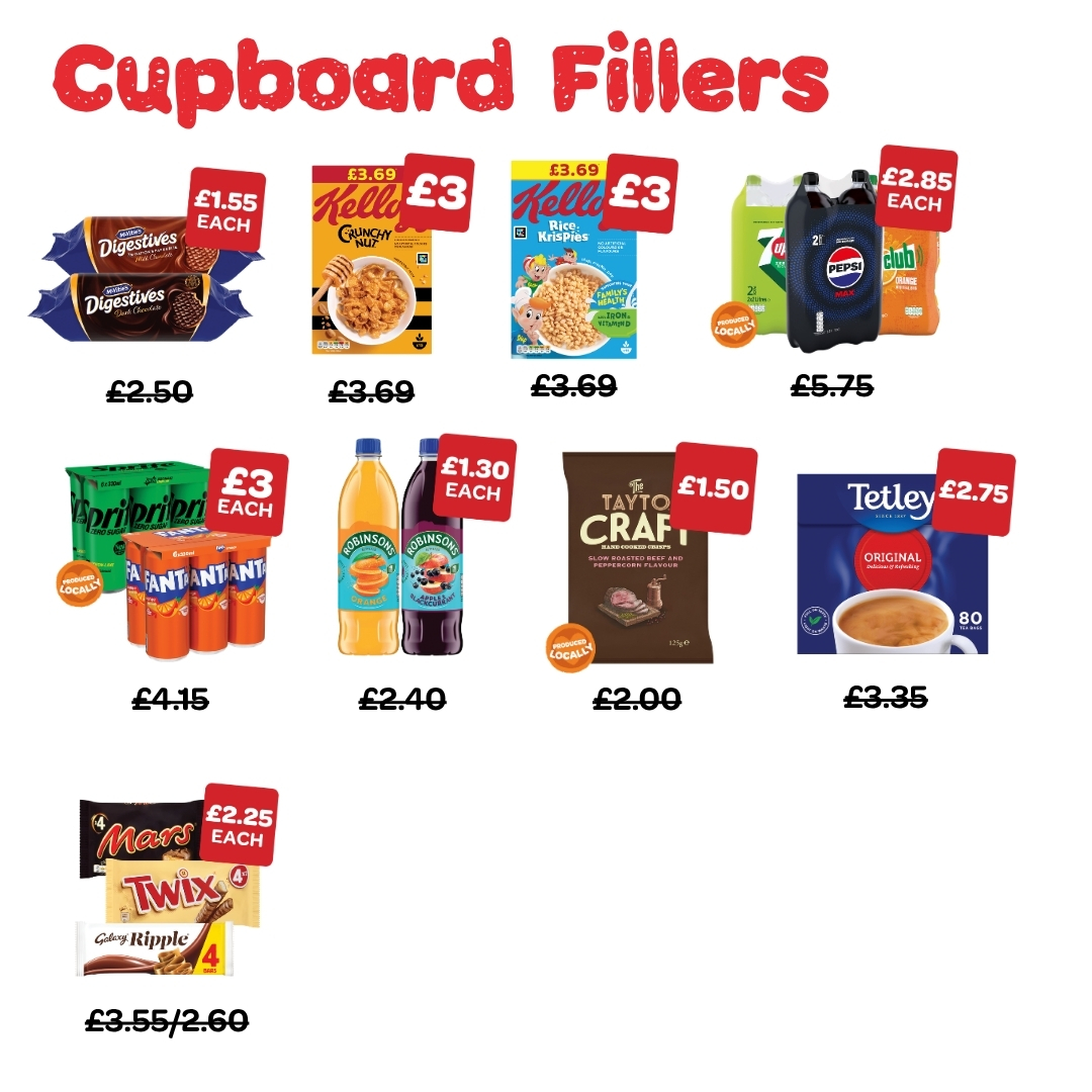 Cupboard Fillers