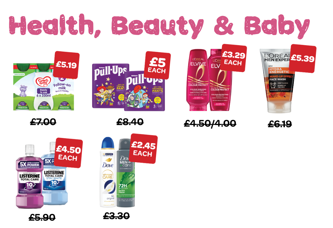 Health, beauty & baby