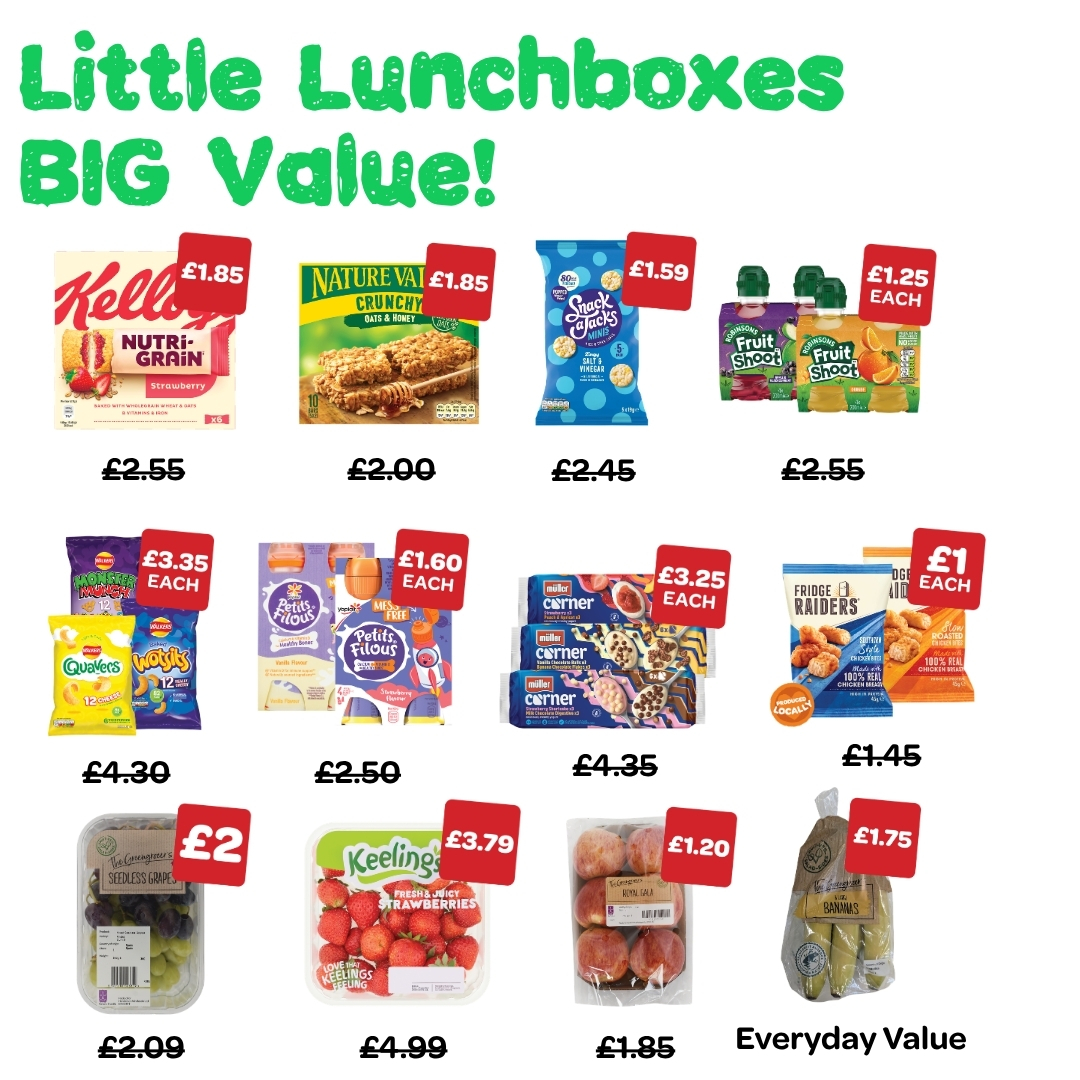 Little Lunchboxes. Big Value!