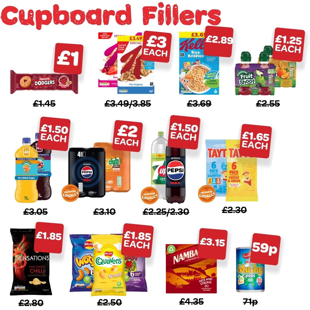Cupboard Fillers
