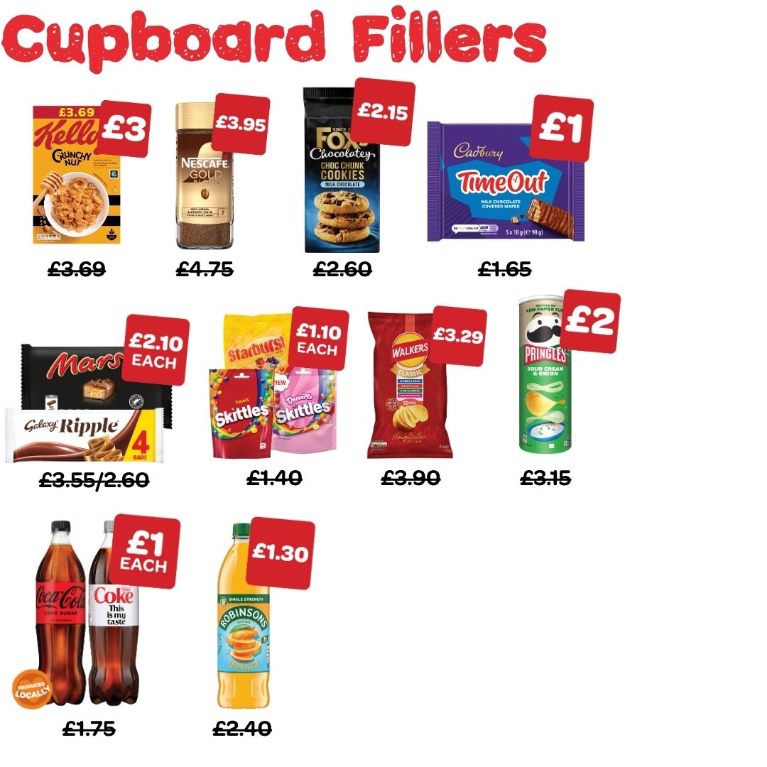 Cupboard fillers