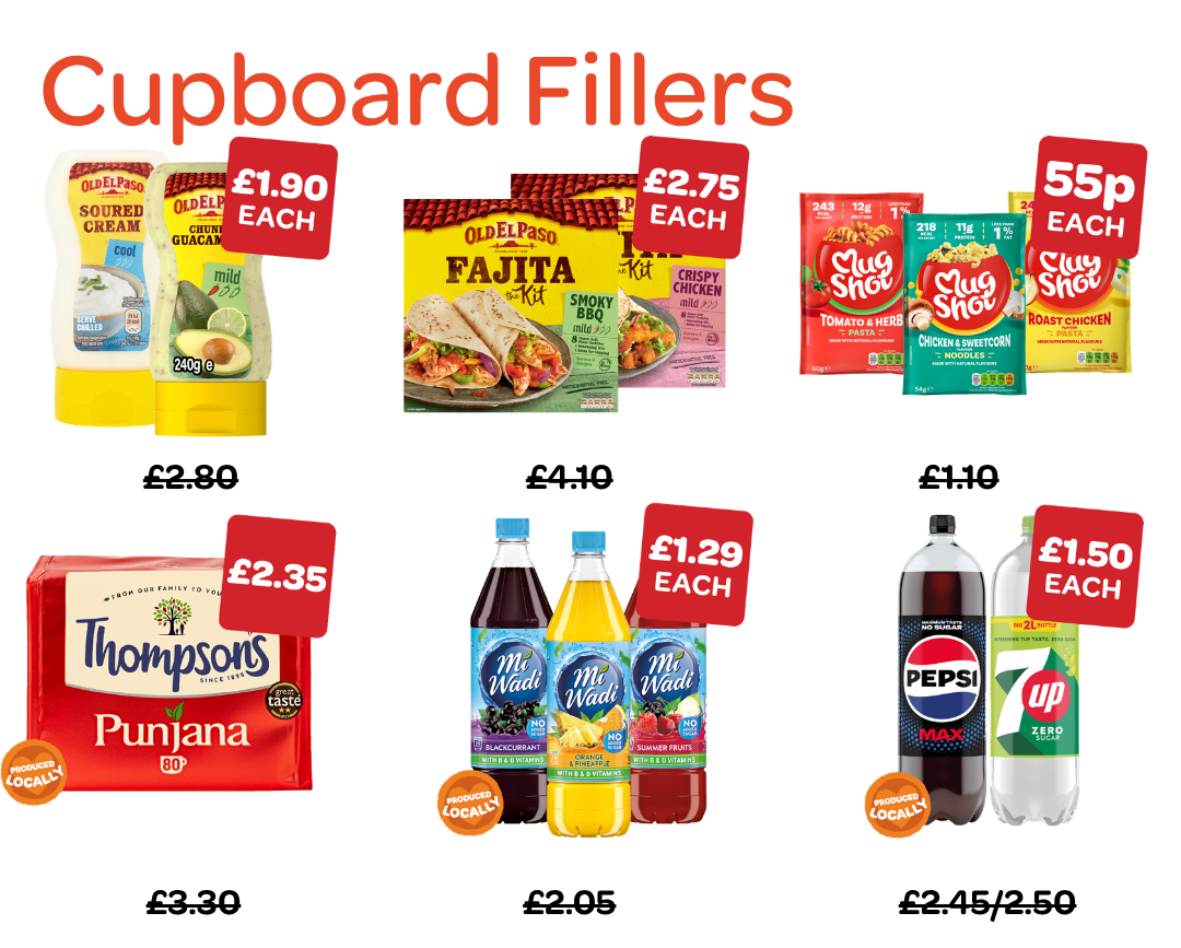 Cupboard Fillers