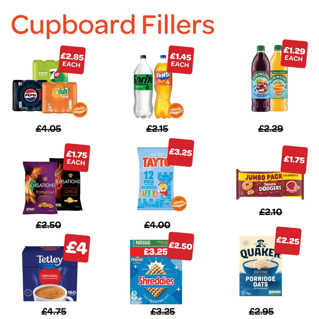 Cupboard Fillers